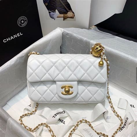 white chanel tote handbag|white fluffy chanel bag.